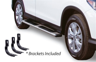 Big Country Truck Accessories 395101876 5" WIDESIDER Platinum Kit: Bars + Brackets Stainless Steel Polished