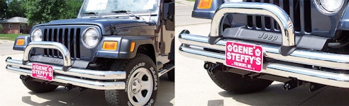 Blue Ox BX1120 Tow Bar Base Plate, Jeep Wrangle Tube St