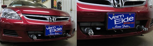 Blue Ox BX2242 Tow Bar Base Plate, Honda Accord No Foglght