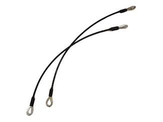 Blue Ox BX88207 Kit, Prmnt Bp Sfty Cbls, 3' Cl Iii