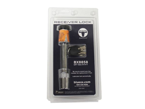Blue Ox BX8858 Trailer Hitch Receiver Lock