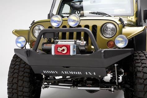 Body Armor JK-19531 Front bumper for Jeep JK; sheet metal design