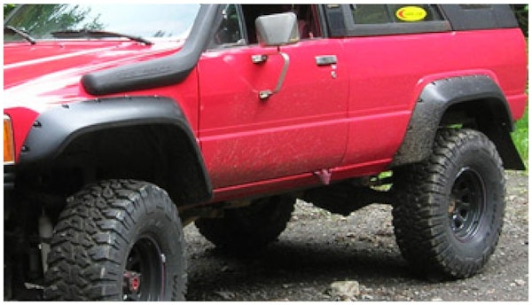 Bushwacker 31009-11 Cutout Style Fender Flares, 2pc