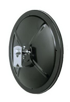 Cipa 48850 8.5 Black Convex Mirror Reduces blind spots. L-Bracket included
