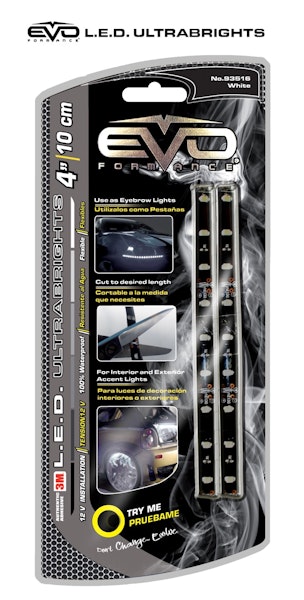 Cipa 93516 EVO Formance LED Ultrabrights 10cm- White