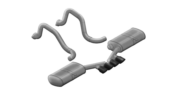 Corsa Performance 14139BLK Axle-Back