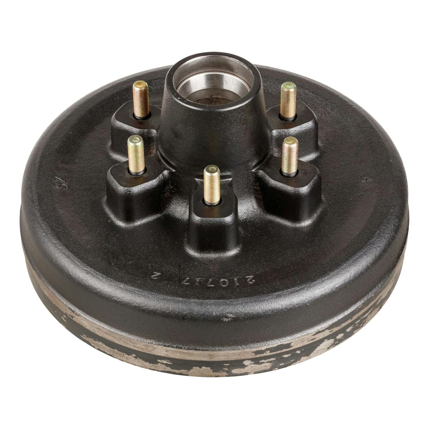 USA ONE WAY看板 CURT 12 Inch Brake Drum Hub for 6,000 lbs Axle 6 on 5-1/2