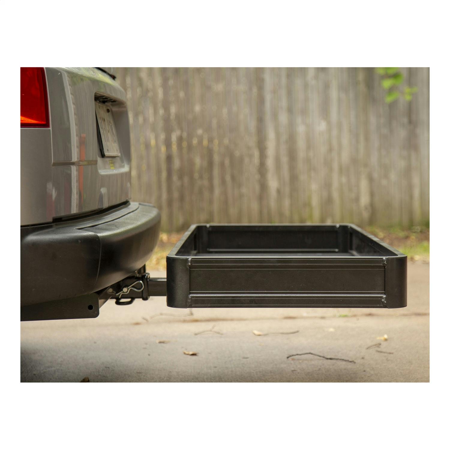 Black aluminum best sale hitch cargo carrier