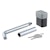 CURT 23024 1/2 Hitch Lock with 5/8 Adapter (1-1/4 or 2 Receiver, Deadbolt, Chrome)