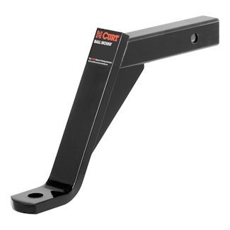 CURT 45893 Class 3 Ball Mount, Imported (2" Shank, 5,000 lbs., 10" Drop, 14" Long)