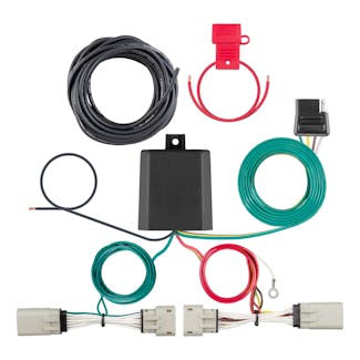 CURT 56486 Custom Wiring Harness, 4-Way Flat Output, Select Ford F-150 with LED Taillights