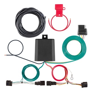 CURT 56491 Custom Wiring Harness, 4-Way Flat Output, Select Hyundai Palisade