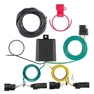CURT 56492 Custom Wiring Harness, 4-Way Flat Output, Select Chrysler Pacifica