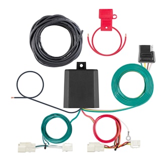CURT 56493 Custom Wiring Harness, 4-Way Flat Output, Select Toyota Camry