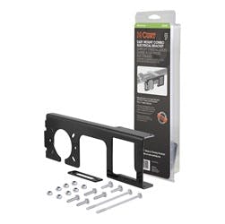 CURT 58000 Easy-Mount Wiring Bracket for 4 or 5-Flat & 6 or 7