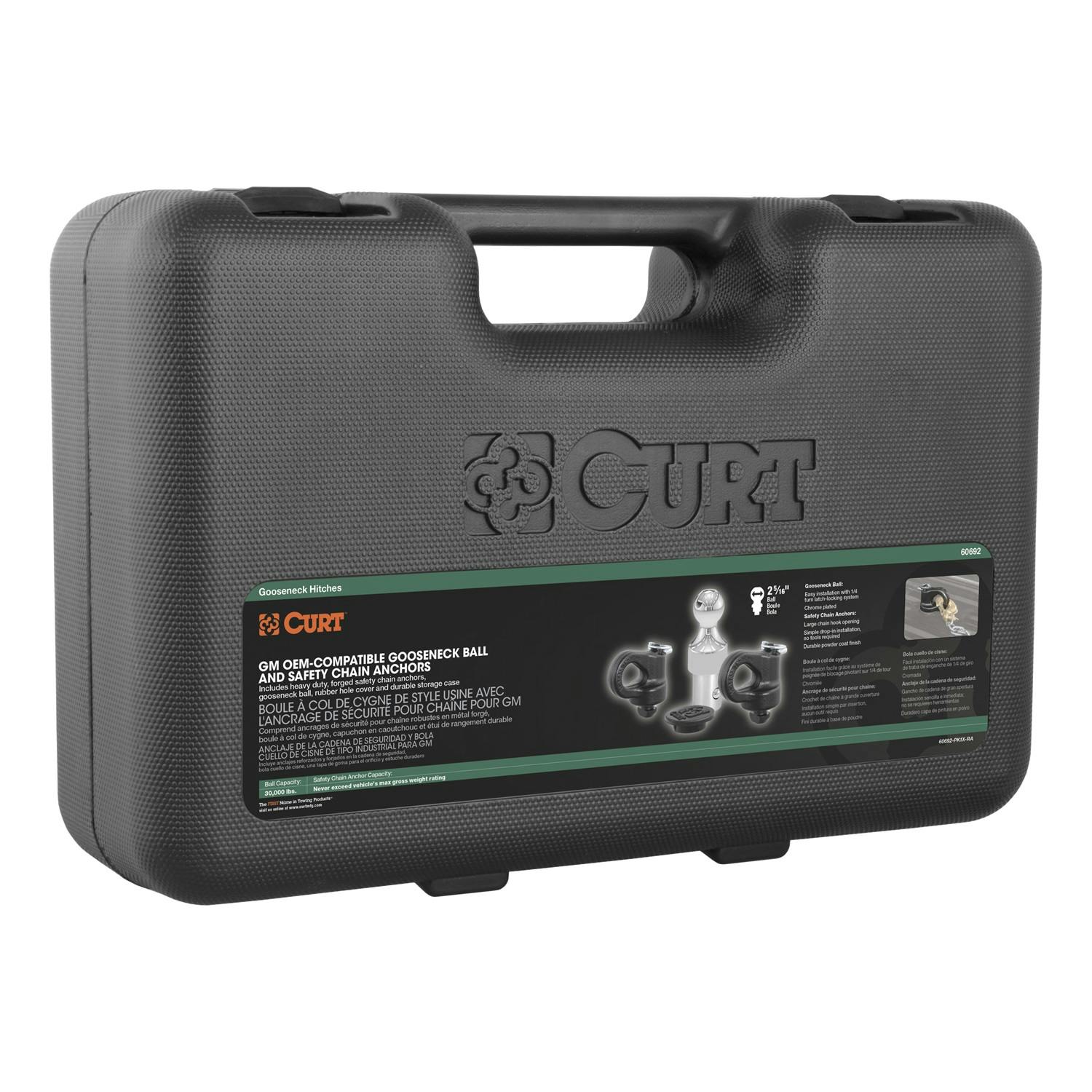 CURT 60692 OEM Puck System 2-5/16 Gooseneck Kit, Chevrolet