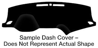 Dash Designs 0001-0VBK Custom Fit Dash Cover