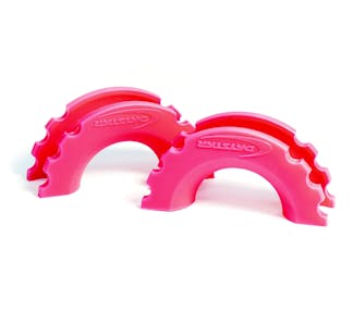 Daystar KU70056FP D-Ring / Shackle Isolator; Fluorescent Pink; Pair