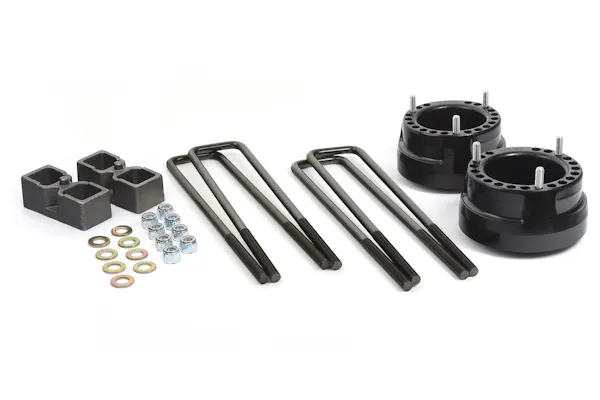 Daystar Kcbk Suspension Lift Kit 2 Front Coil Spring Spacers 2 Rear Blocks W U Bolts