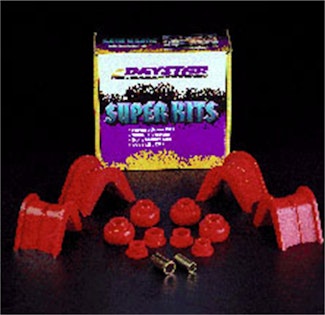 Daystar KF07005BK C-Bushings 4 DEG ( 14 PCs, Track Arm, Radius & Strut Arm Bushings)