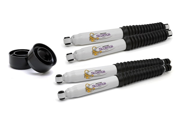 Daystar KG09117BK 2" Leveling Kit & Scorpion Shocks