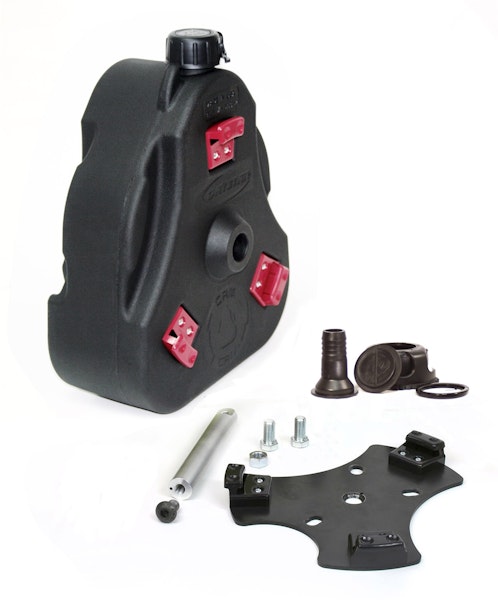 Daystar KT71001BK Cam Can; Black; Complete Kit; Non-Flammable Liquids; Includes Spout