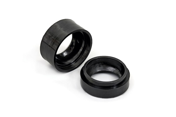 Daystar KU70004BK Replacement Polyurethane Halves For 2.5" Poly Flex Joint (2 Pcs)