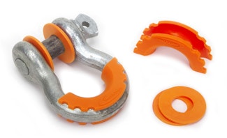 Daystar KU70057FA D-Ring Isolator and Washers Fluorescent Orange