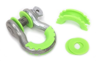 Daystar KU70057FG D-Ring Isolator and Washers Fluorescent Green