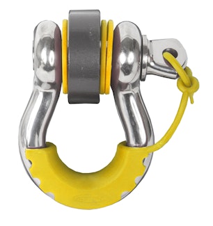 Daystar KU70058YL Yellow Locking D Ring Isolator Pair