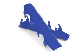 Daystar KU71112RB Universal Shock and Steering Stabilizer Armor Pair Blue Includes Mounting Rings