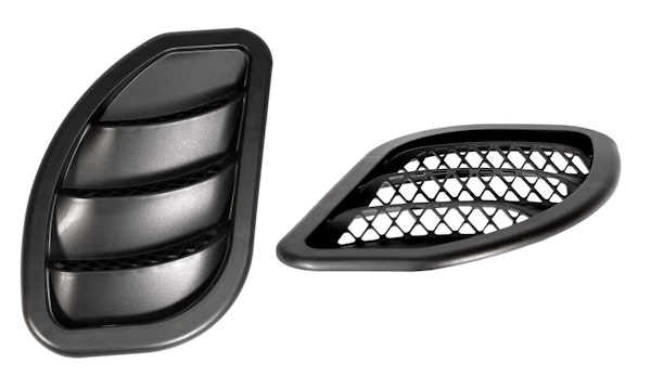 Daystar KJ71048BK Hood Side Vent Kit Right and Left Black Pair