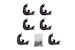 Dee Zee DZ66346 Running Board Hex Bracket Kit