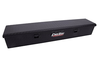 Dee Zee DZ8554LTB Tool Box, Red Chest Black Brite Tread Aluminum