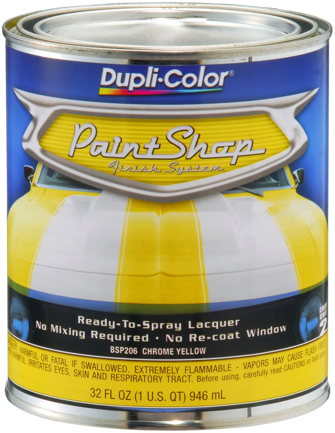 Dupli-Color BSP206 Paint Shop Finish System Base Coat; Chrome Yellow ...