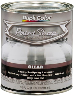 Dupli-Color BSP300 Paint Shop Finish System Clear Top Coat; Gloss Clear; 32 oz. Quart