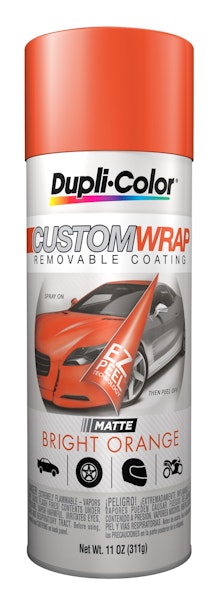 Dupli-Color CWRC806 Custom Wrap; Bright Orange; 11 oz. Aerosol