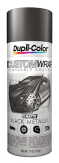 Dupli-Color CWRC830 Dupli-Color Custom Wrap Removable Metallic Coating; Matte; Black Metallic; 11 oz Dupli-Color CWRC830 Dupli-Color Custom Wrap Removable Metallic Coating; Matte; Black Metallic; 11 oz