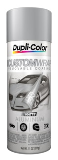 Dupli-Color CWRC831 Custom Wrap; Matte Aluminum; 11 oz Aerosol