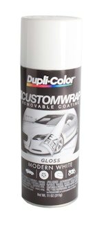 Dupli-Color CWRC841 Dupli-Color Custom Wrap Removable Coating; Gloss; Modern White; 11 oz. Dupli-Color CWRC841 Dupli-Color Custom Wrap Removable Coating; Gloss; Modern White; 11 oz.