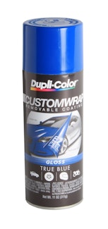 Dupli-Color CWRC842 Dupli-Color Custom Wrap Removable Coating; Gloss; True Blue; 11 oz. Dupli-Color CWRC842 Dupli-Color Custom Wrap Removable Coating; Gloss; True Blue; 11 oz.