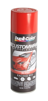 Dupli-Color CWRC843 Dupli-Color Custom Wrap Removable Coating; Gloss; Racing Red; 11 oz. Dupli-Color CWRC843 Dupli-Color Custom Wrap Removable Coating; Gloss; Racing Red; 11 oz.