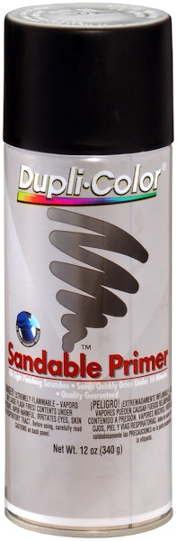 Dupli-Color DAP1698 Sandable Primer; Black; 12 oz. Aerosol