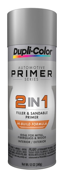 Dupli-Color DAP1700 Filler Primer; Light Gray; 12 oz. Aerosol