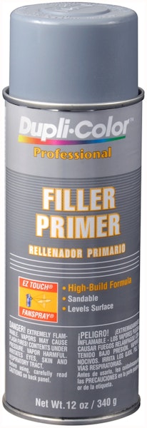 Dupli-Color DPP104 Professional Filler Primer; Gray; 12 oz. Aerosol