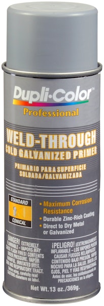Dupli-Color DPP108 Weld-Through Cold Galvanizing Primer; Gray; 12 oz. Aerosol