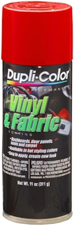 Dupli-Color HVP100 Vinyl and Fabric Coating; Red; 11 oz. Aerosol