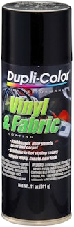 Dupli-Color HVP104 Vinyl and Fabric Coating; Gloss Black; 11 oz. Aerosol