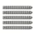 DV8 Offroad D-JP-190028-AL-5 Jeep JK 4 Door Handle Inserts, 5 Pcs, Silver