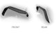 DV8 Offroad FENDB-06 Jeep JK Slim Fender Flares | Front & Rear